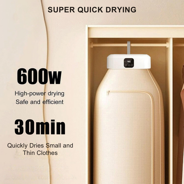 Portable Clothes Dryer,Mini Laundry Dryers with Remote Control