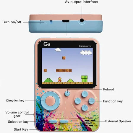 Retro GameBox 500 Games in 1 Premium Quality With Remote