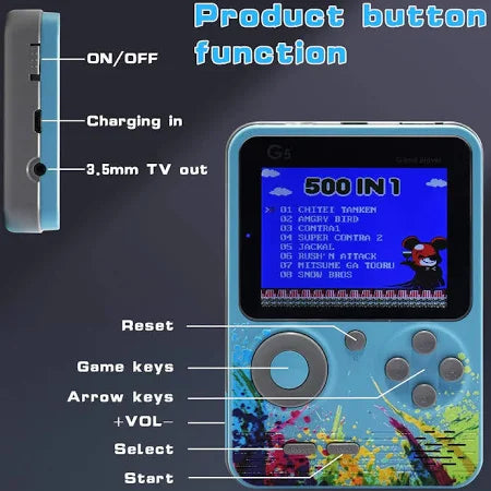 Retro GameBox 500 Games in 1 Premium Quality With Remote