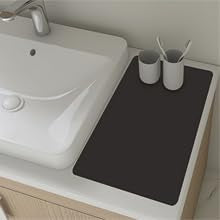 Everlasting Super Water Absorbent Quick Dry Mat with Anti-Slip Rubber Backing
