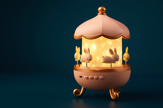 Bunny Carousel Night Light Projector And Free Mystery Box