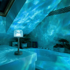 Cordless Dynamic Water Ripple & Ocean Wave Projector Lamp