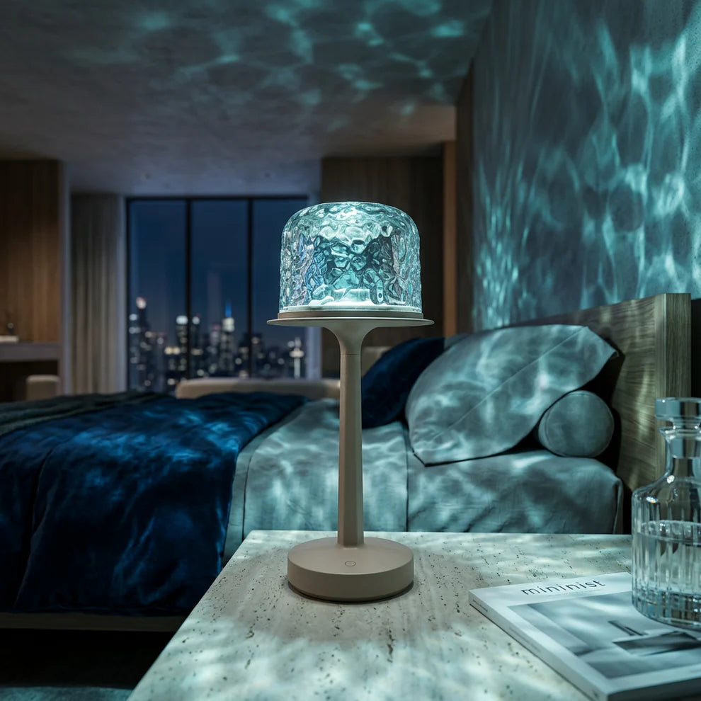 Cordless Dynamic Water Ripple & Ocean Wave Projector Lamp