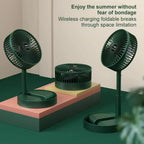 Everlasting Foldable Mini Desk Fan – Adjustable Height & Angle Table Fan (1 Pc)