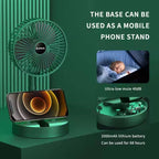 Everlasting Foldable Mini Desk Fan – Adjustable Height & Angle Table Fan (1 Pc)