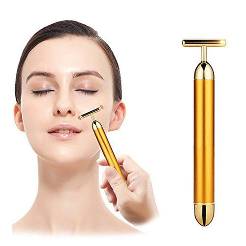 Everlasting 24k Gold Energy Beauty Bar Electric Vibration Facial Massage