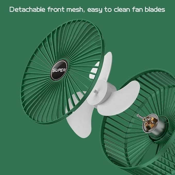Everlasting Foldable Mini Desk Fan – Adjustable Height & Angle Table Fan (1 Pc)
