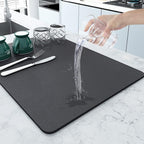 Everlasting Super Water Absorbent Quick Dry Mat with Anti-Slip Rubber Backing