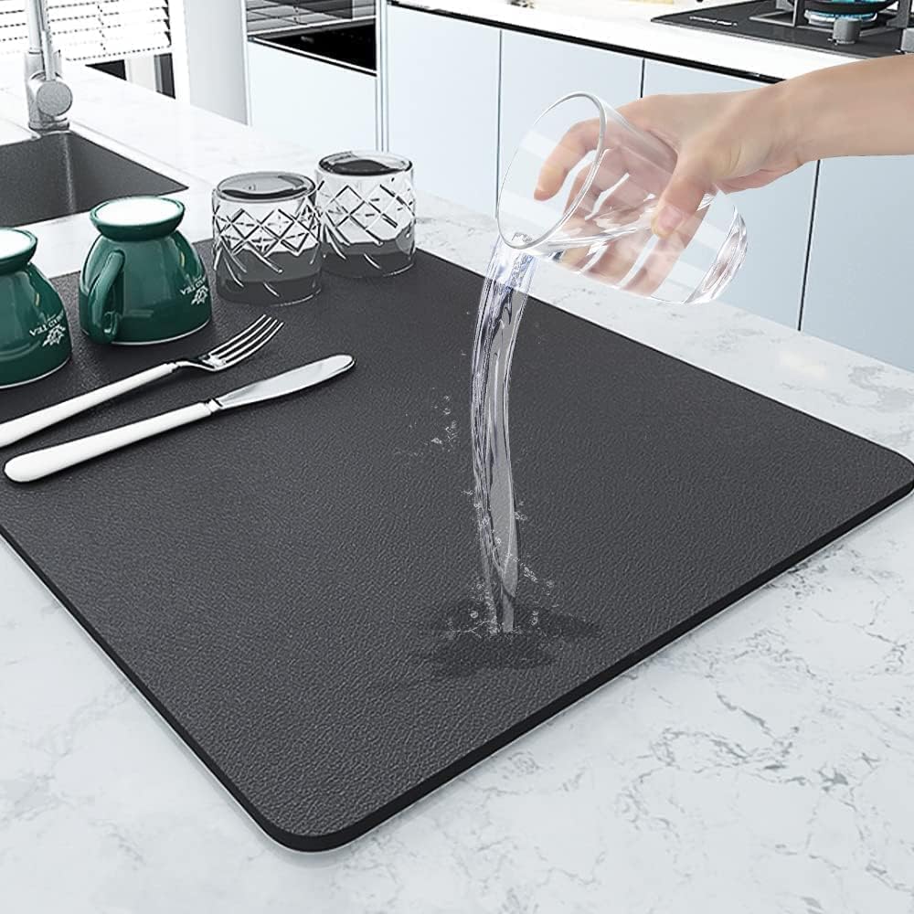 Everlasting Super Water Absorbent Quick Dry Mat with Anti-Slip Rubber Backing
