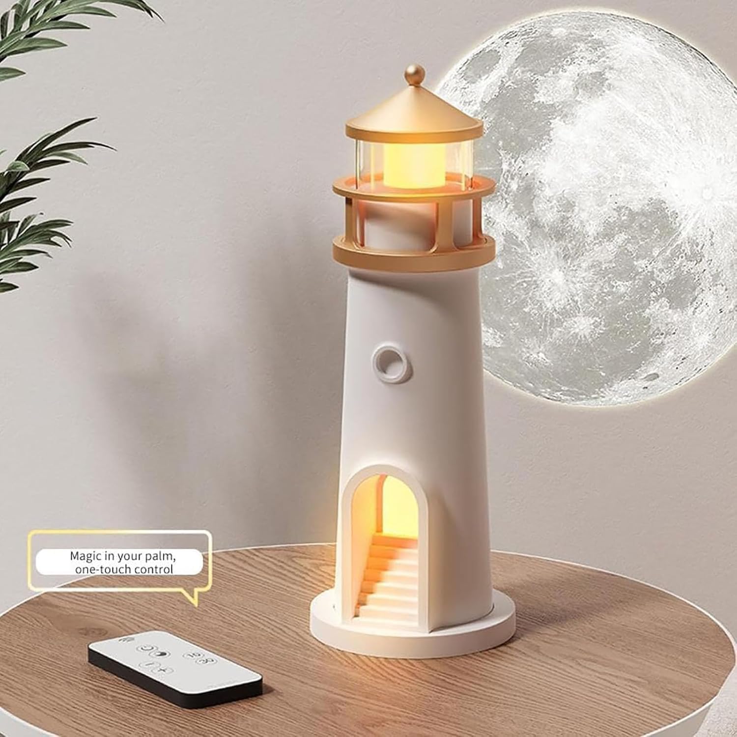 Lighthouse Lamp Galaxy Moon Projector Lamp Night Light LED Light with Remote