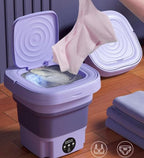 Semi Automatic Folding Mini Washing Machine with Dryer Deep Cleaning