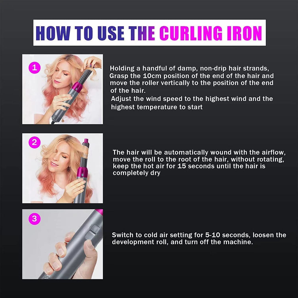 Everlasting 5 In 1 Multi Head Hair Style