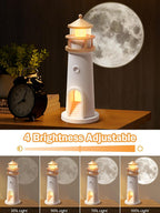 Lighthouse Lamp Galaxy Moon Projector Lamp Night Light LED Light with Remote