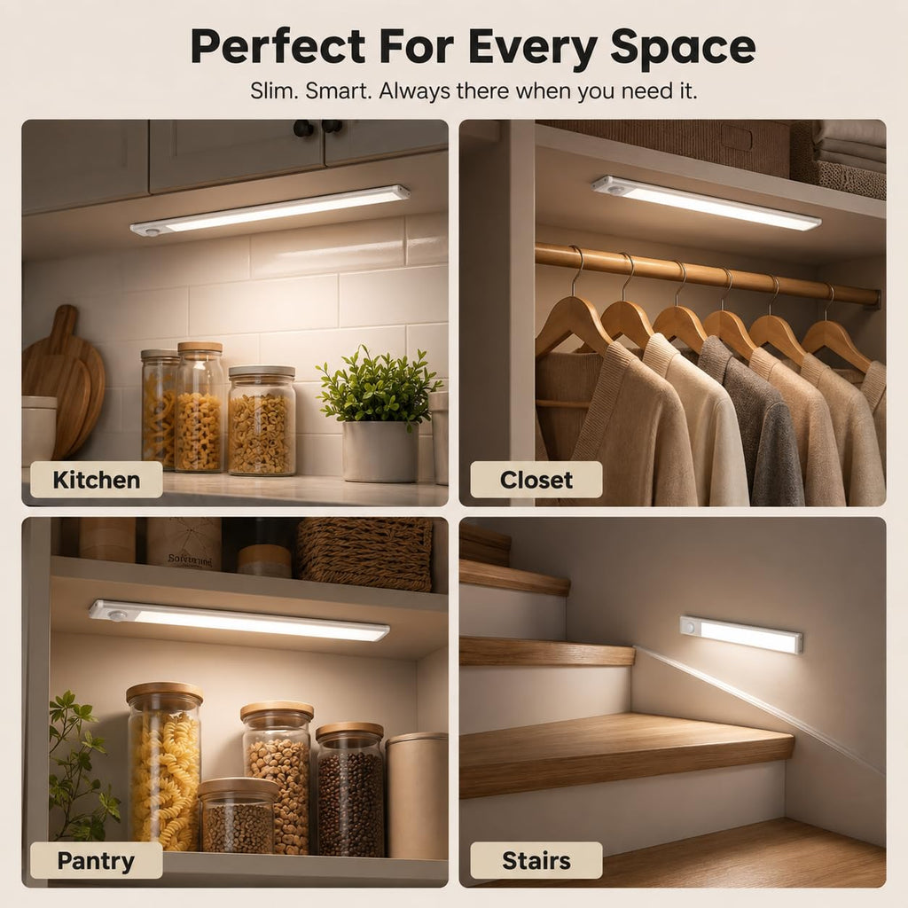 LED Rechargeable Touch Lamp | Magnetic Stick-On Light with 3 Color Modes