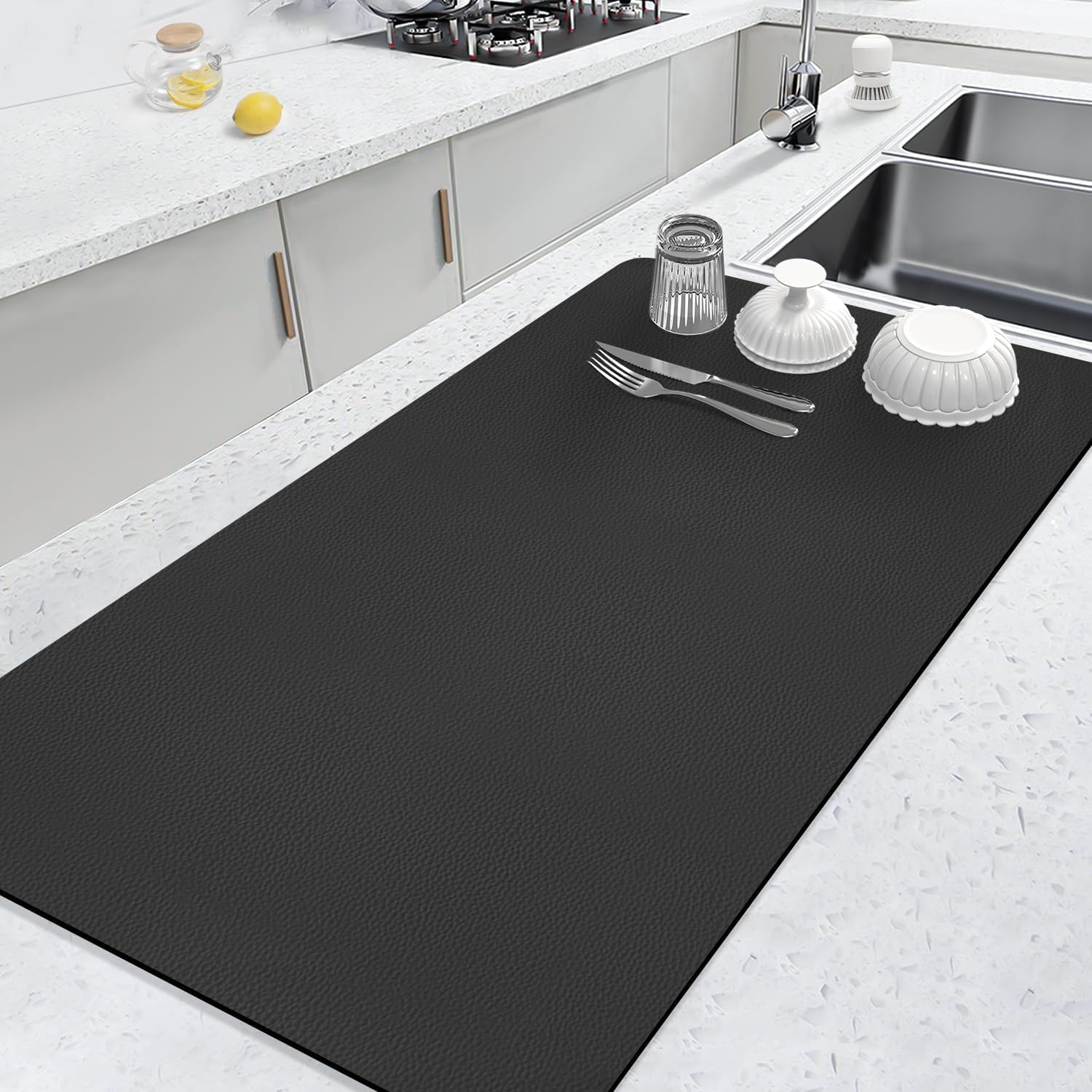 Everlasting Super Water Absorbent Quick Dry Mat with Anti-Slip Rubber Backing