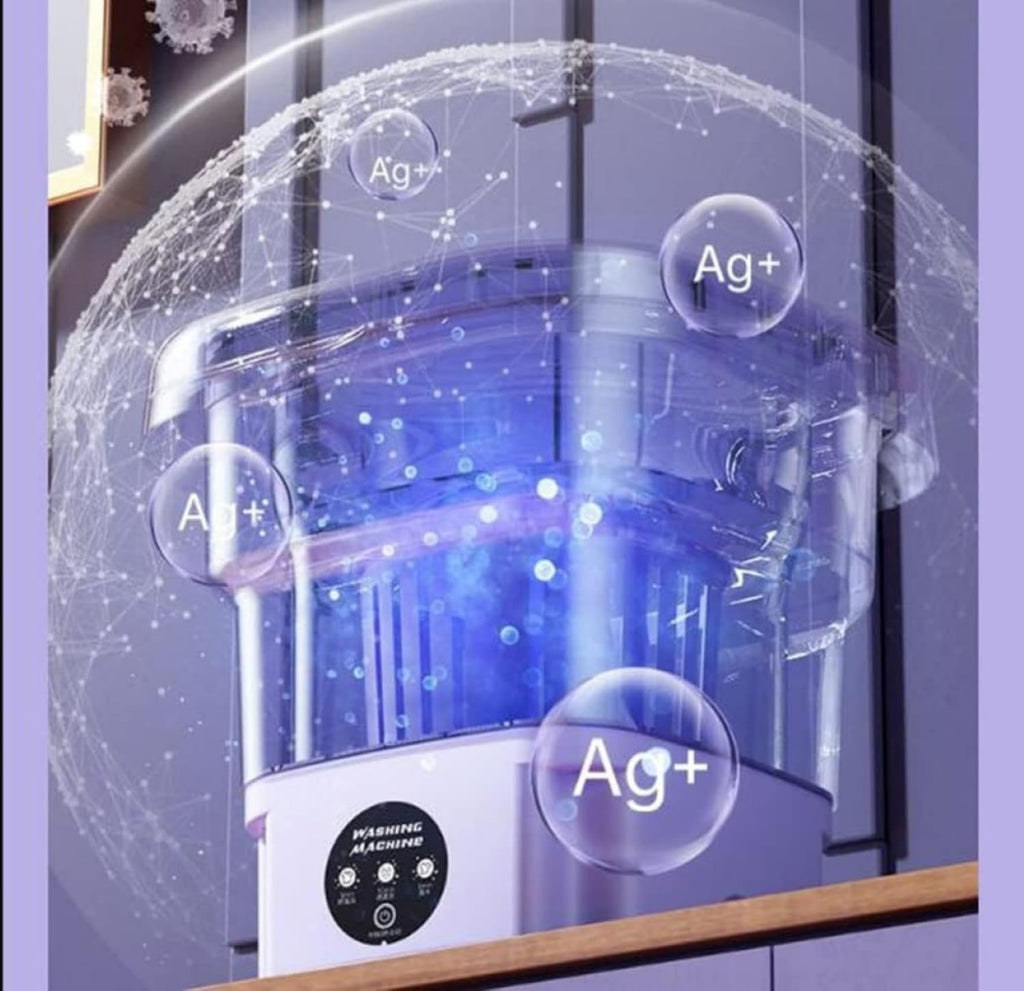 Semi Automatic Folding Mini Washing Machine with Dryer Deep Cleaning