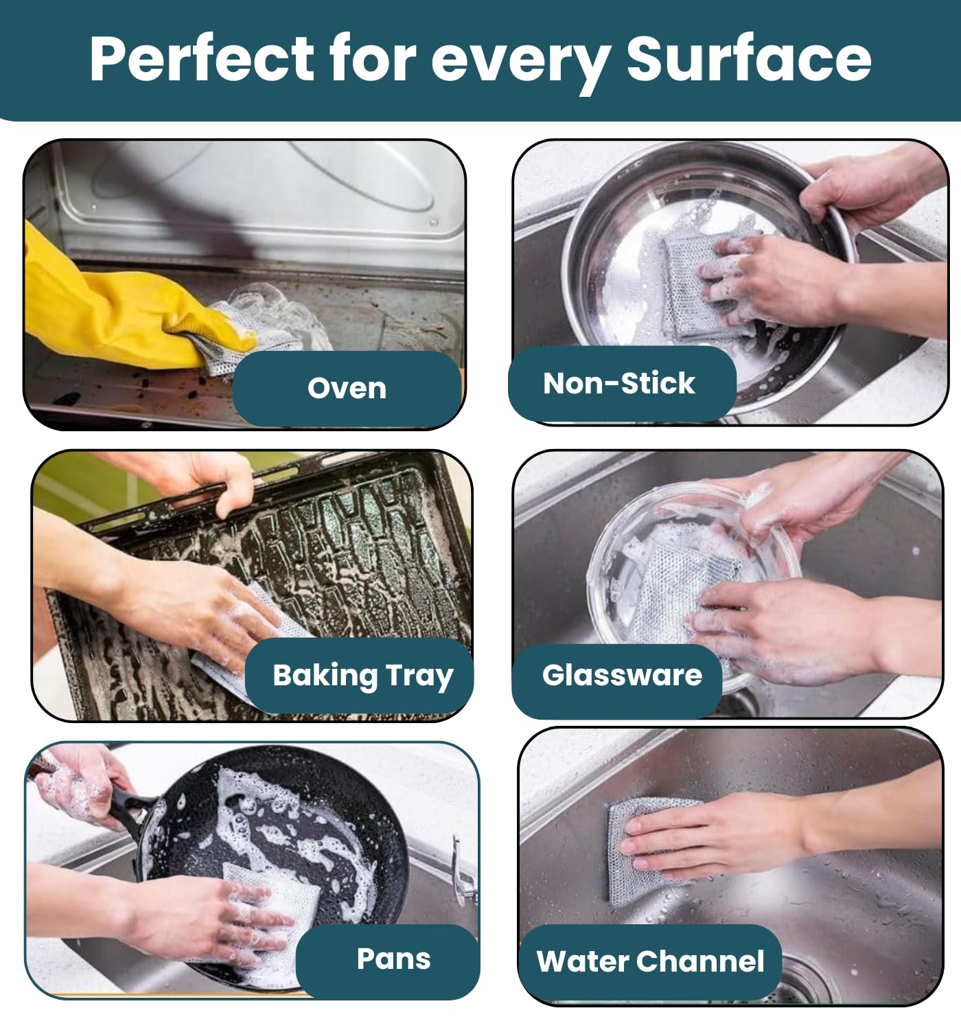 Everlasting Non-Scratch Wire Dishcloth