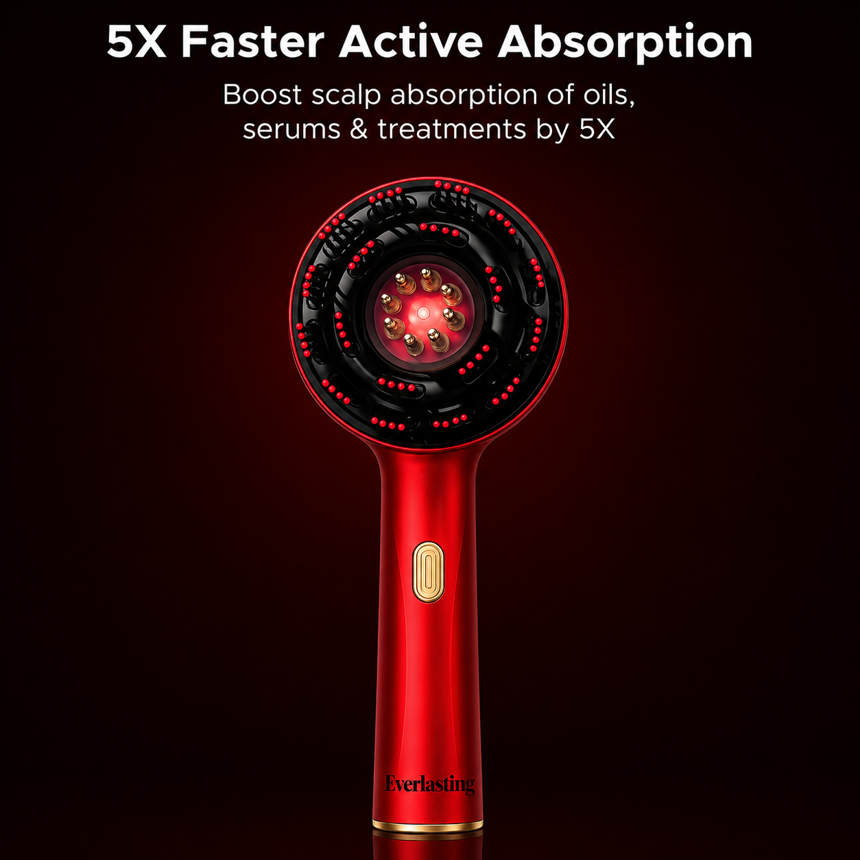 Everlasting 3-1 Red Light Therapy Scalp Massager | 6 Months Warranty | Upgraded