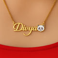 Everlasting Cute Panda Name Necklace