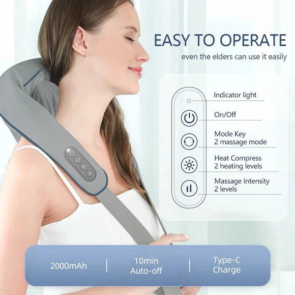 Everlasting Neck And Back Massager With Heating