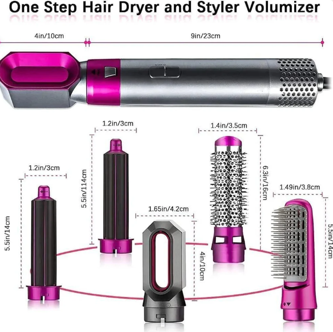 Everlasting 5 In 1 Multi Head Hair Style