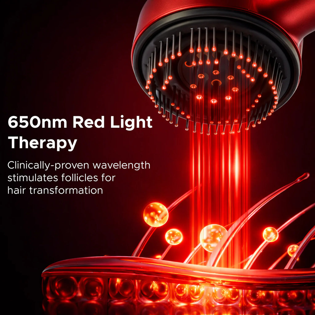 Everlasting 3-1 Red Light Therapy Scalp Massager | 6 Months Warranty | Upgraded