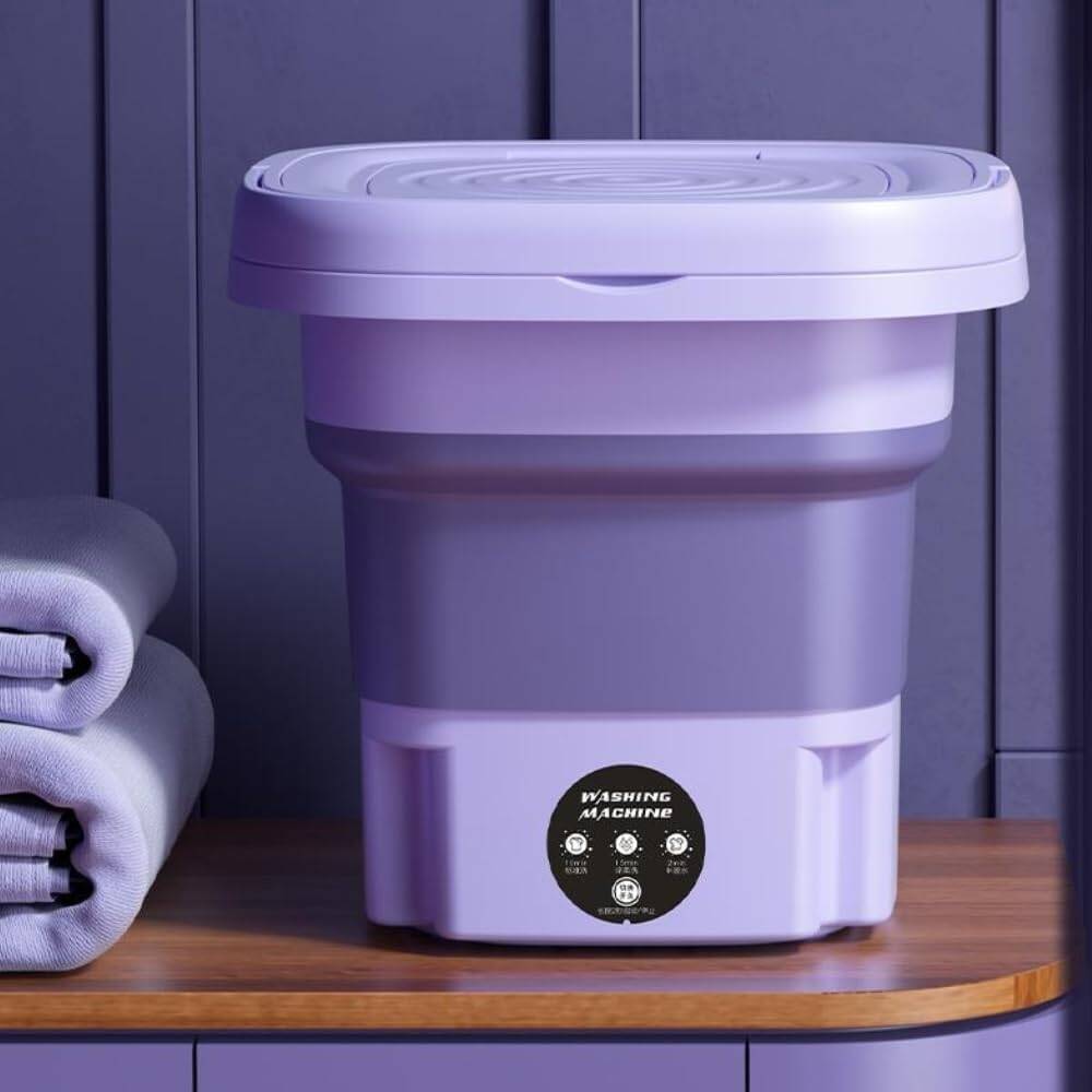 Semi Automatic Folding Mini Washing Machine with Dryer Deep Cleaning