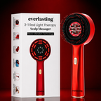 Everlasting 3-1 Red Light Therapy Scalp Massager | 6 Months Warranty | Upgraded