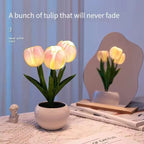 Tulip Lamp Indoor Decorative Table Lamp Flower Pot Lamp