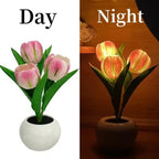 Tulip Lamp Indoor Decorative Table Lamp Flower Pot Lamp