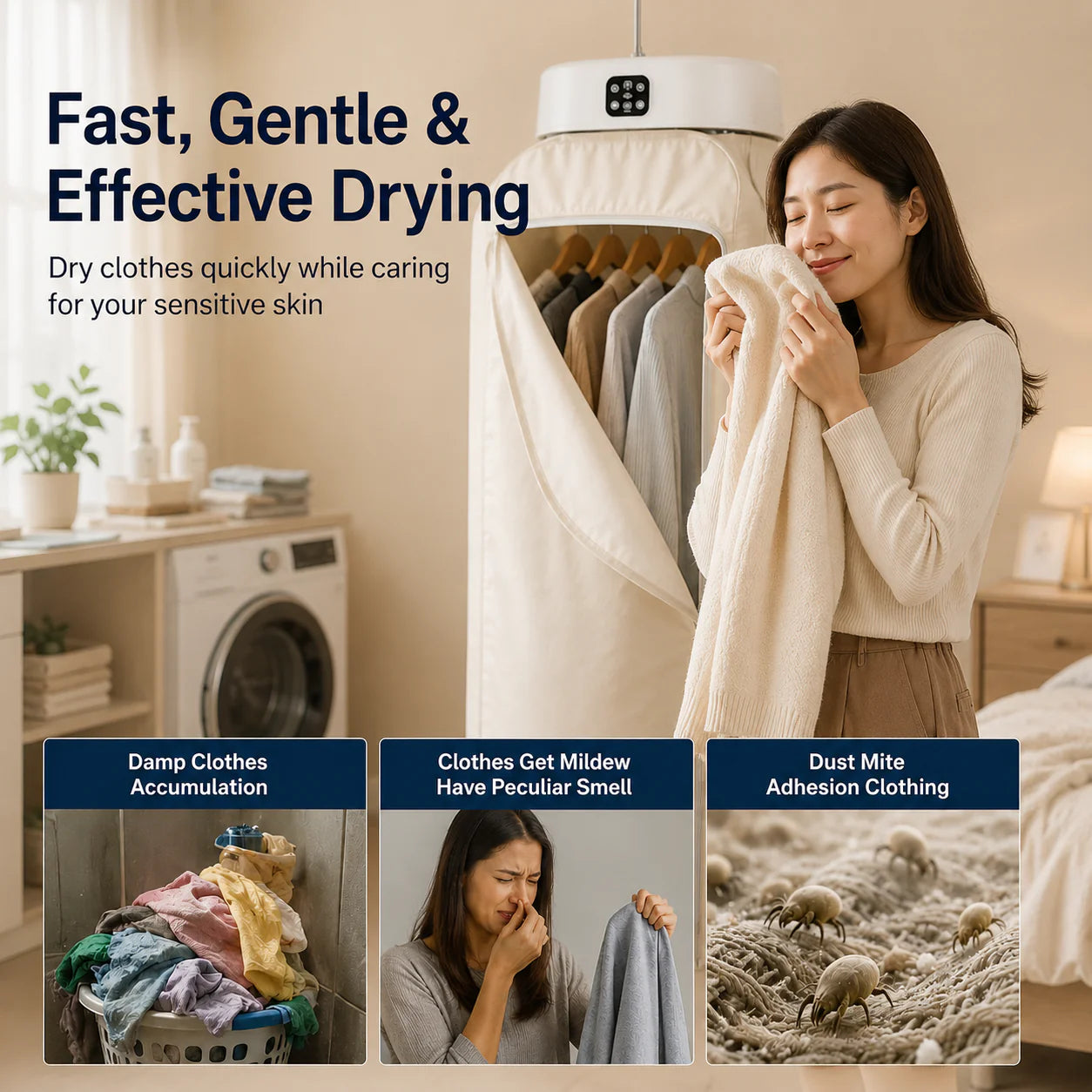 Everlasting Portable Electric Clothes Dryer for Home, Apartment, RV & Travel