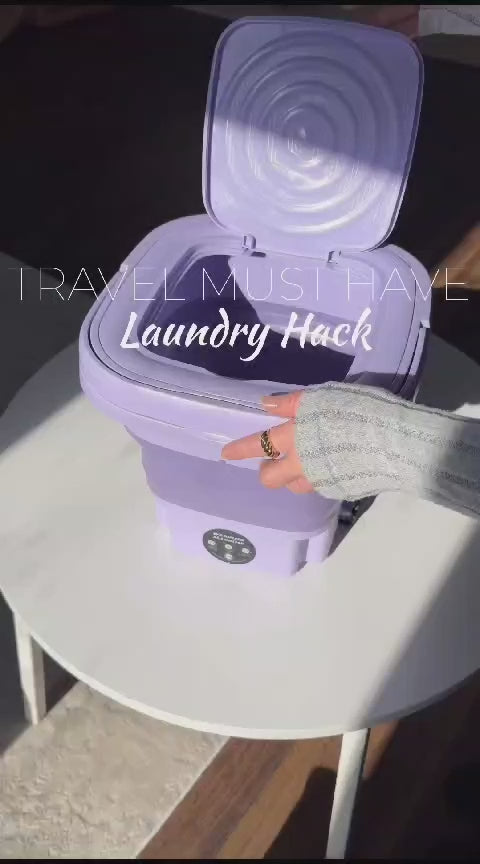 Semi Automatic Folding Mini Washing Machine with Dryer Deep Cleaning
