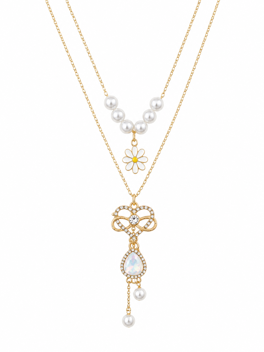 Everlasting Fairycore Pearl Necklace