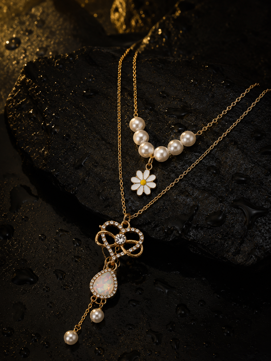 Everlasting Fairycore Pearl Necklace
