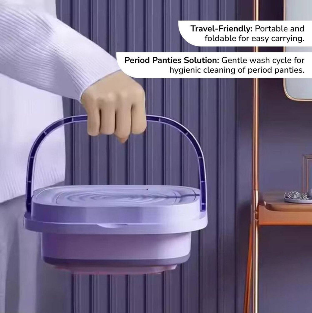 Semi Automatic Folding Mini Washing Machine with Dryer Deep Cleaning