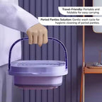 Semi Automatic Folding Mini Washing Machine with Dryer Deep Cleaning